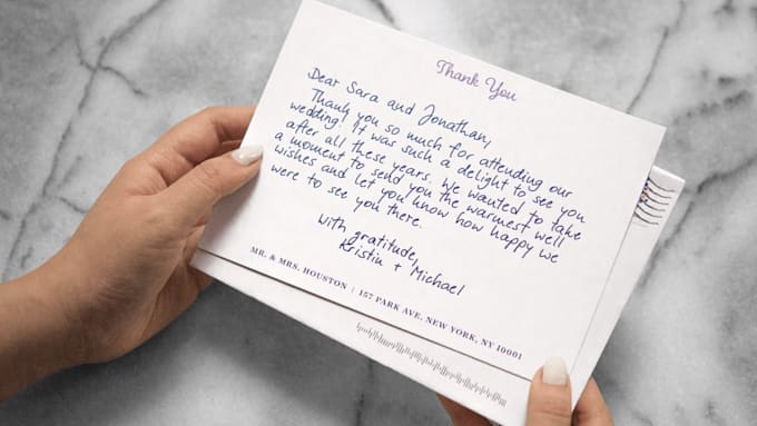 provide handwritten letters to your home