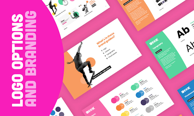 create unique brand identity and logo options