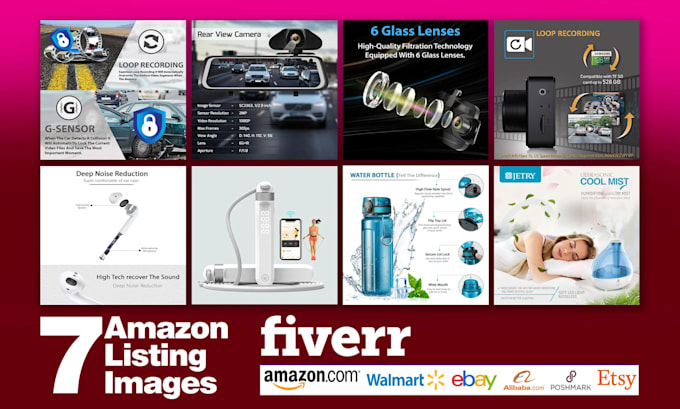 do amazon listing images, product listing design, 3d rendering, photography