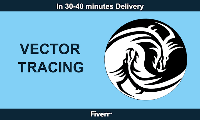 do vector tracing logo, vectorize image, convert to vector in 2 hours