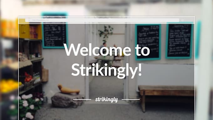 design and redesign strikingly website