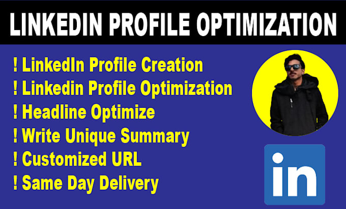 Create a fully optimized linkedin profile professionally by ...