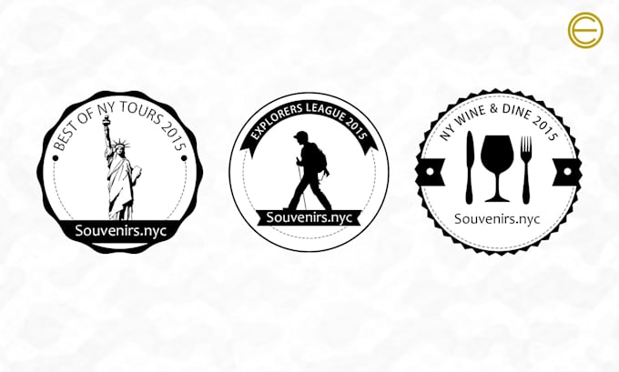 design minimalist badge logo