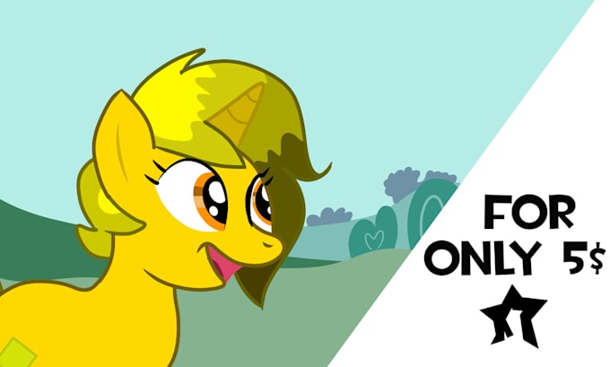 Cartoon My Little Pony Cartoni Rendilo Simile Al Cartone Animato