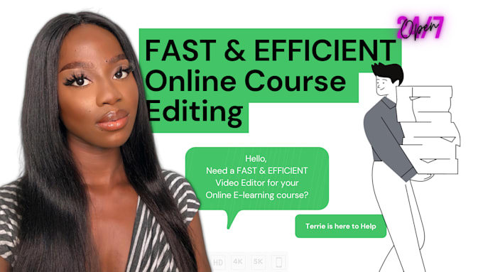 edit your online elearning course video fast