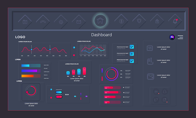 design dashboard UI UX