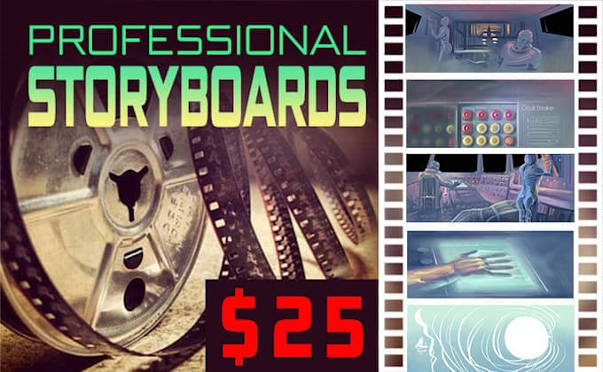 create industry standard professional storyboards