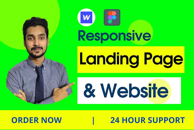 Create topnotch webflow landing page or website in webflow by Heyahsan ...