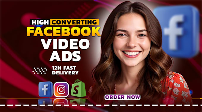 create shopify facebook video ads for dropshipping products