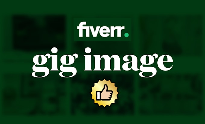 create your fiverr gig image, thumbnail