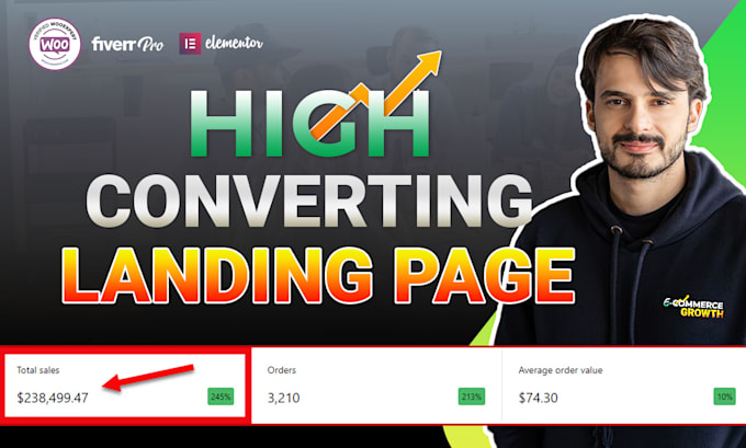 create a modern responsive landing page website
