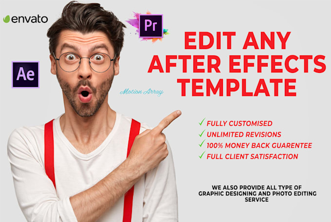 edit after effects and premier pro template