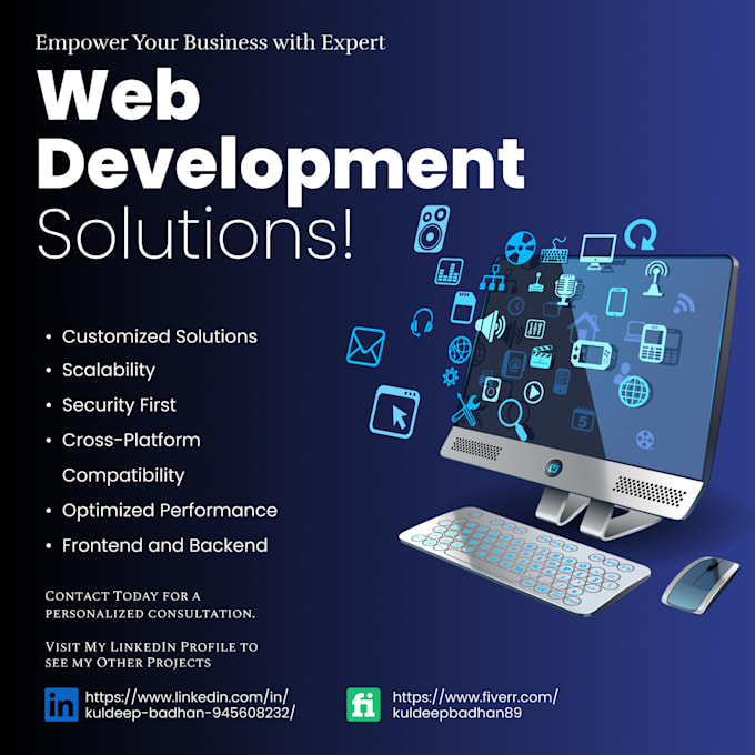design poster for your business, english, punjabi