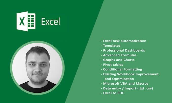Design professional excel template, dashboard or automated worksheet by ...