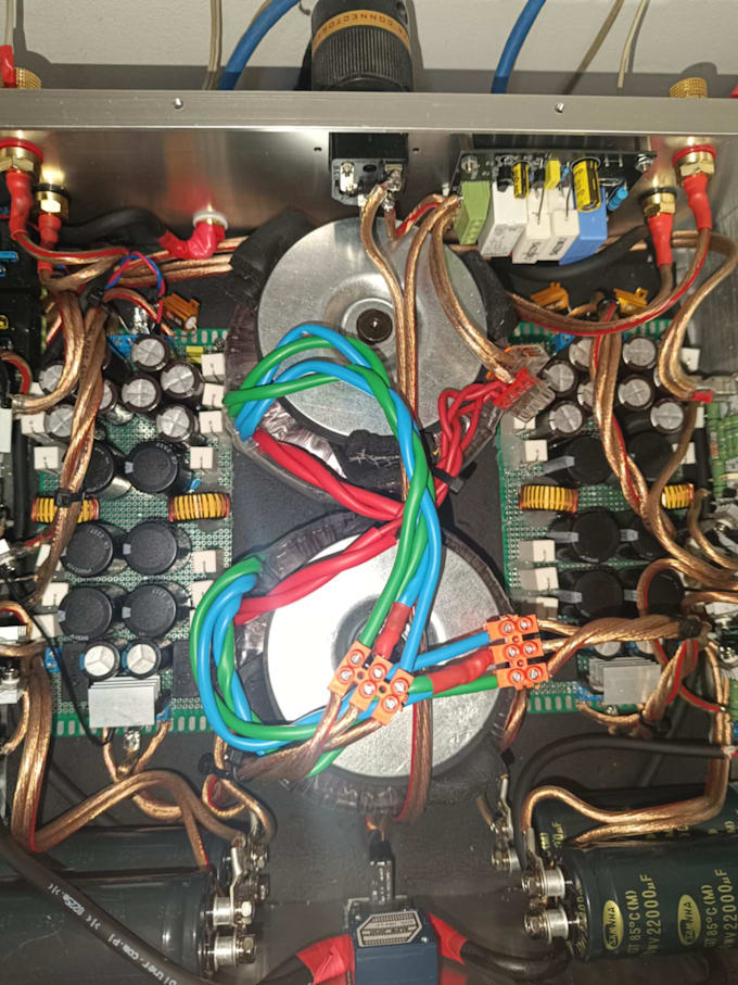 help with DIY audio amplifier components adjusting