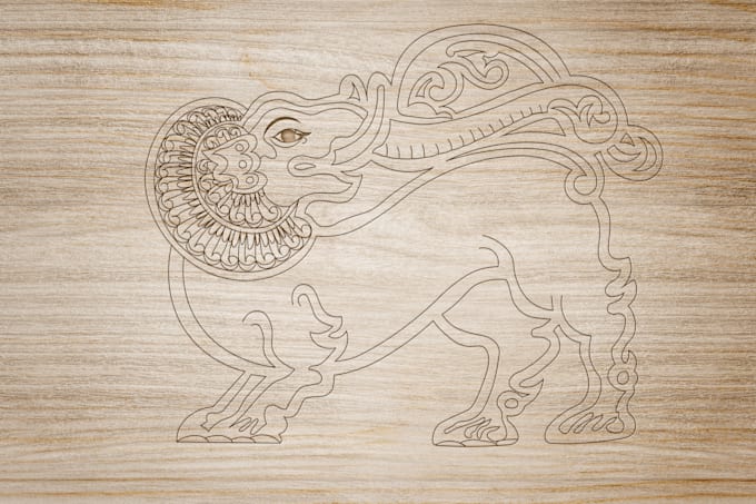create laser cutting, engraving vector files