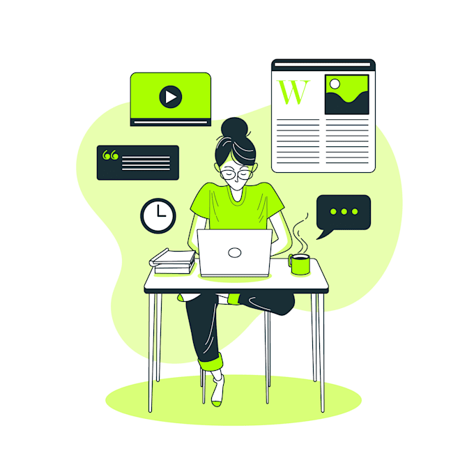 write captivating website content