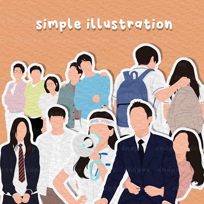 make your photos into cute illustration