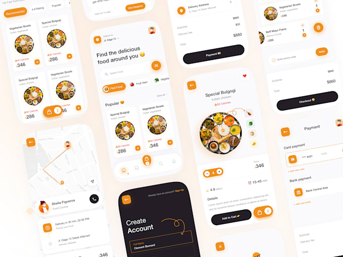 Design mobile app with perfect ui ux for your project by Ghaishatta ...