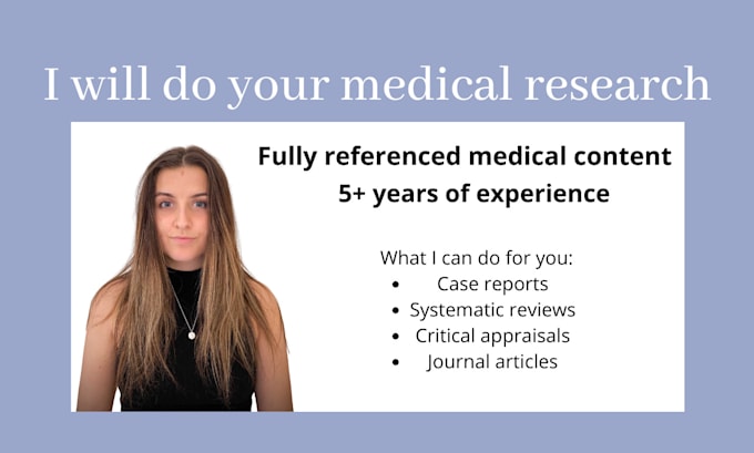 do your medical research