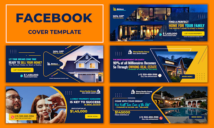 do an real estate facebook banner, instagram flyer design