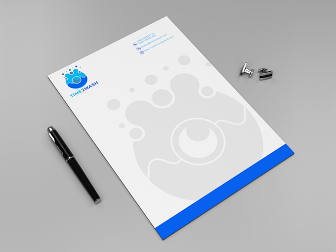 design professional letterhead for your business company