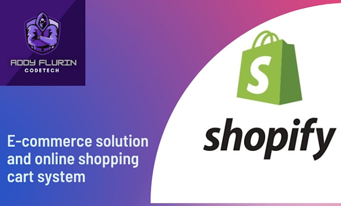 make a recognized shopify web architecture and shopify store
