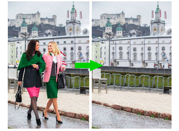 add or remove people or person or object in photoshop