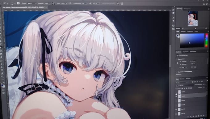 draw concept art or creative character illustration