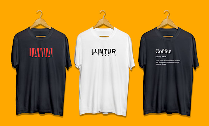 trendy minimalist typography tshirt design