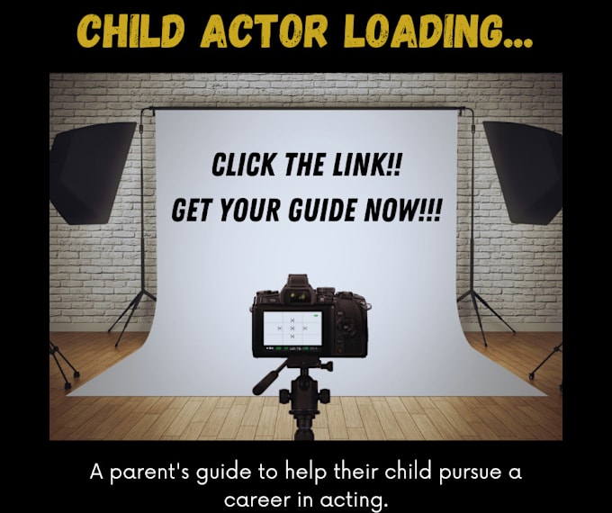Help you start your childs acting career by Rholmes0807 Fiverr