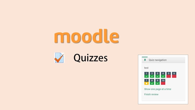 create quizzes in moodle lms