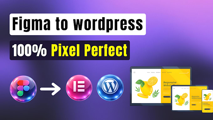 convert figma to wordpress or any ai design to elementor pro website