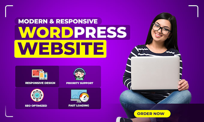 build modern responsive and clean website