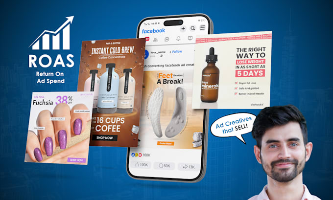design high converting facebook ads for dtc ecommerce brand