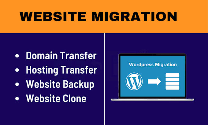 transfer or migrate wordpress website to new host or domain