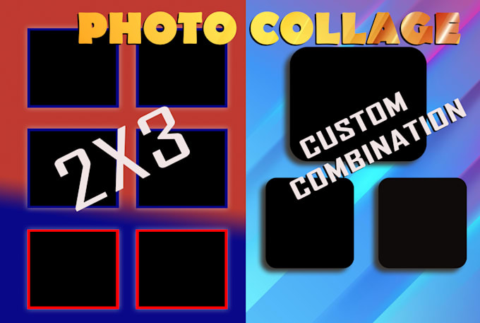make a stunning images or photos collage for you