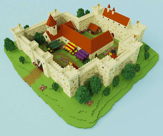 make 3d voxel art models