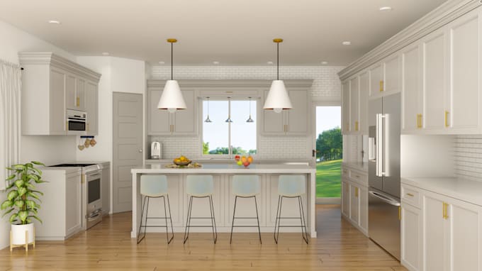 design your interior exterior and render realistic
