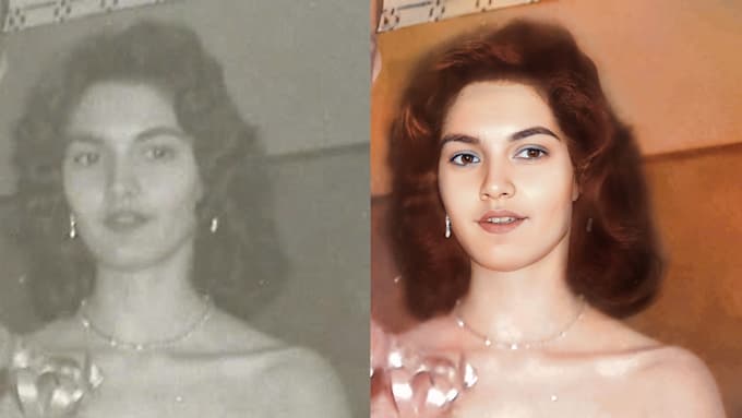 do photo enhancement, photo restoration and enhance images
