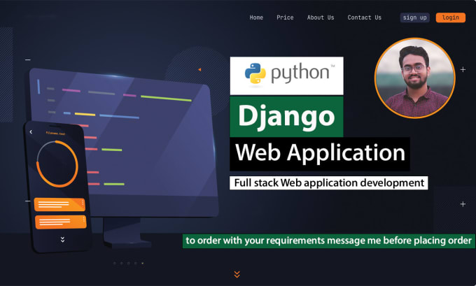 Develop full stack web application with django python or django rest ...
