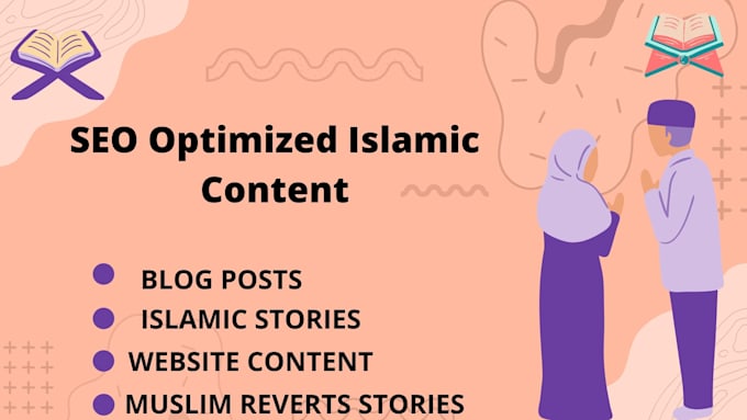 write SEO optimized islamic content for blogs and websites