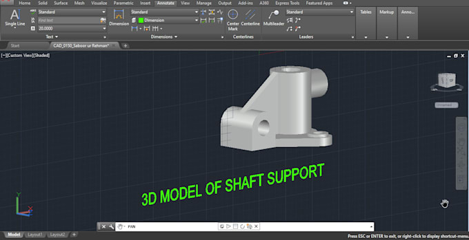 do 3d modelling in autocad, solidworks, 3d max