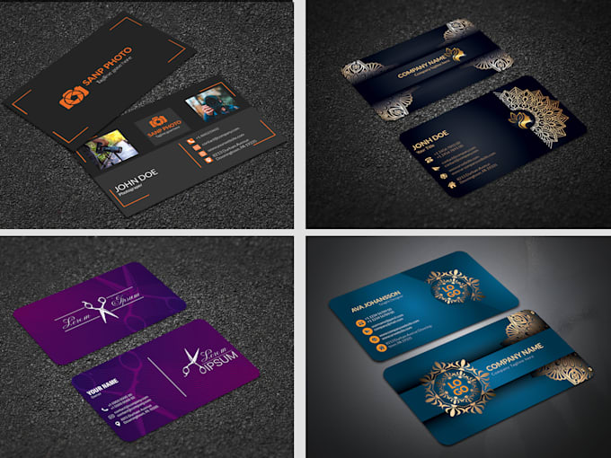 design professional creative business card
