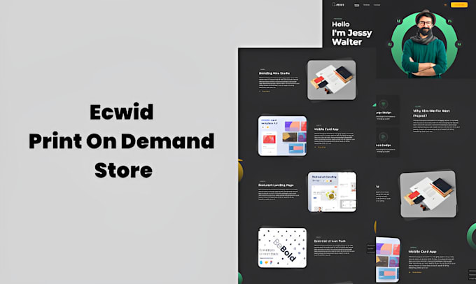 design ecwid print on demand store