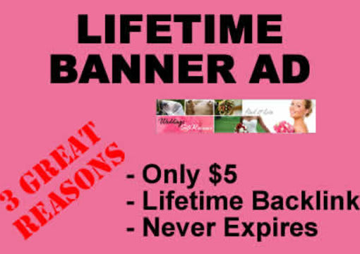 permanently advertise your company banner ad on our advertising network for life