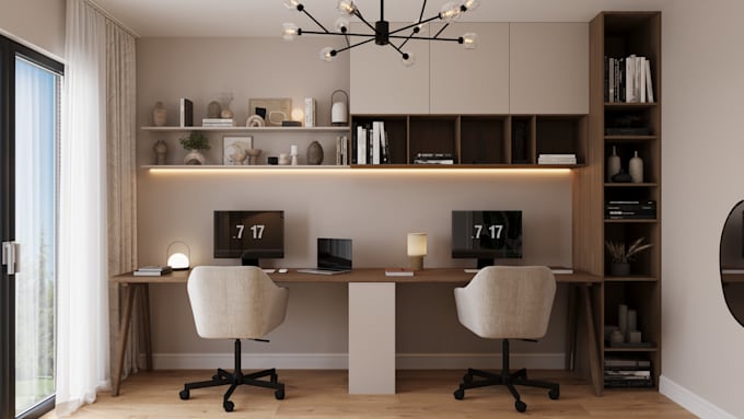 design your office, home office, gaming room interior design