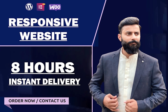 design responsive website in 8 hours