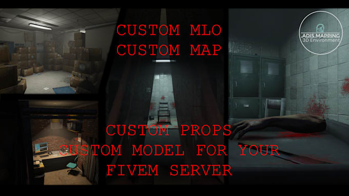 do custom mlo interior or map for you in fivem, gta5