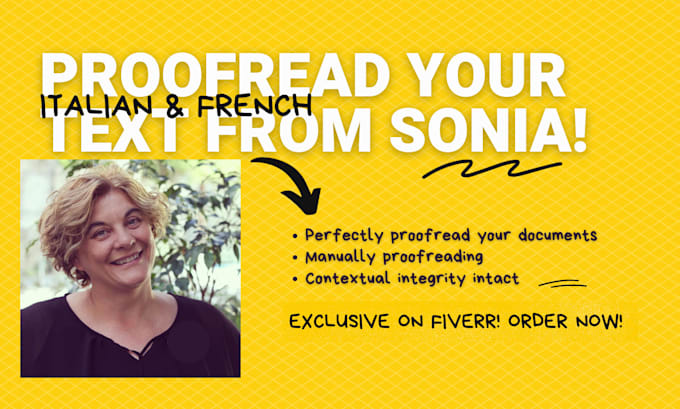 manually proofread and edit your italian text